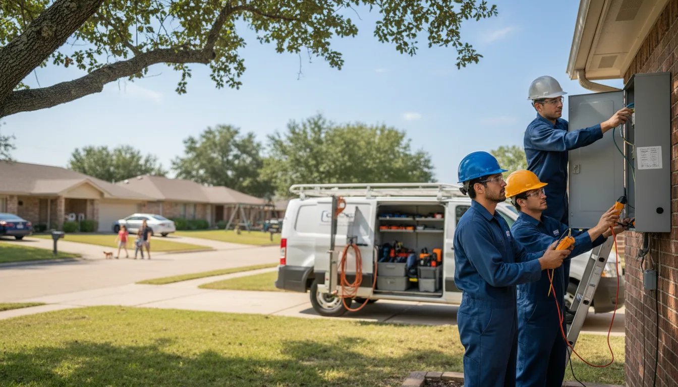 Certified electrician providing emergency electrical services in Reedsville, OH